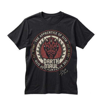 Vintage Darth Maul Shadow Lord Graphic Top, Phantom Menace Retro Sci-Fi Sweatshirt, Galaxy Villain Father Gift Unisex TShirt