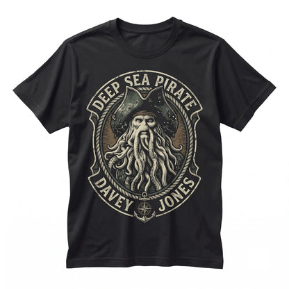 Vintage Davy Jones Nautical Captain Ghost Ride Attraction Apparel Unisex TShirt