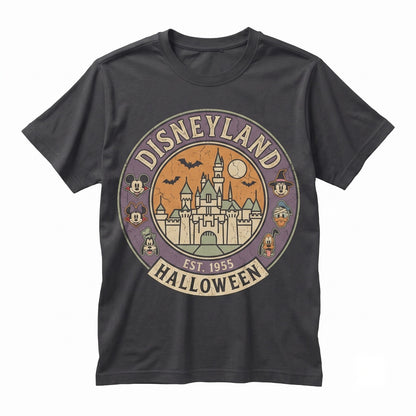 Vintage Theme Park Spooky Season Trick Or Treat Family Matching Vacation 2026 Graphic Unisex TShirt