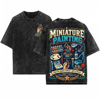 Miniature Painting Hobbyist Wargaming RPG Creative Painter Unisex Wash T-Shirt