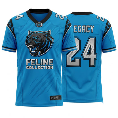 Unisex Football Fan Jersey - Lightweight Breathable Mesh Stitched Athletic Game Day Jersey