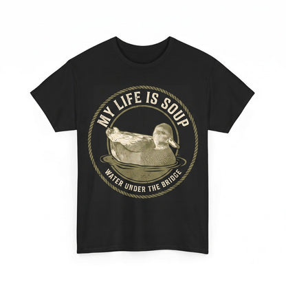 My Life Is Soup Funny Vintage Japanese Duck Graphic Retro Humor Unisex TShirt