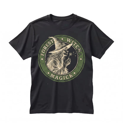 Vintage Witch Halloween Graphic Dark Academia Aesthetic Gothic Apparel Gift Unisex TShirt