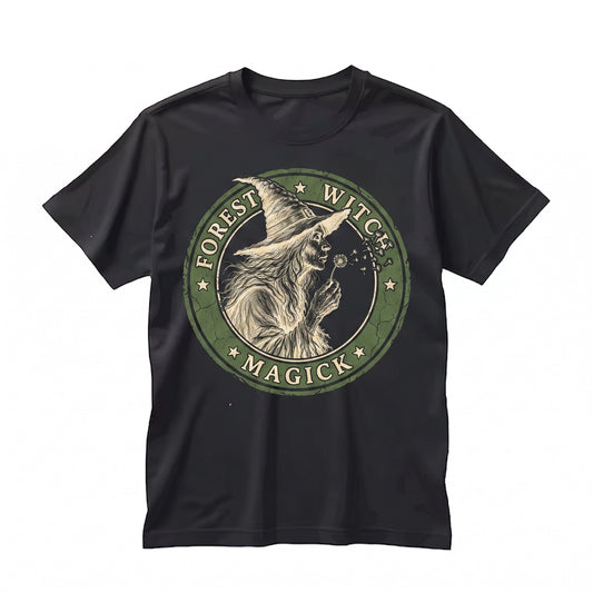 Vintage Witch Halloween Graphic Dark Academia Aesthetic Gothic Apparel Gift Unisex TShirt