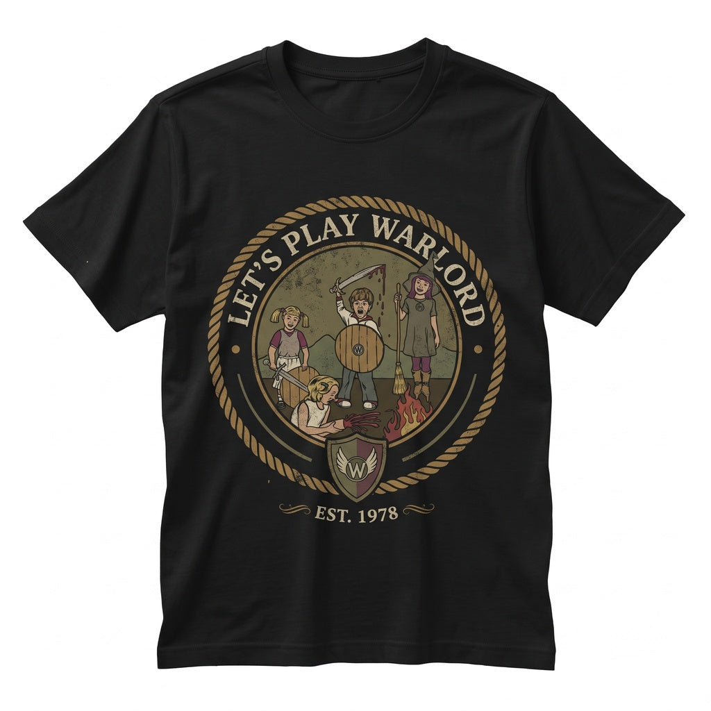 Lets Play Warlord Tabletop Strategy Gaming Graphic Unisex TShirt