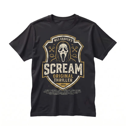 Halloween Horror Film Graphic Spooky Season Ghost Face Apparel Unisex TShirt