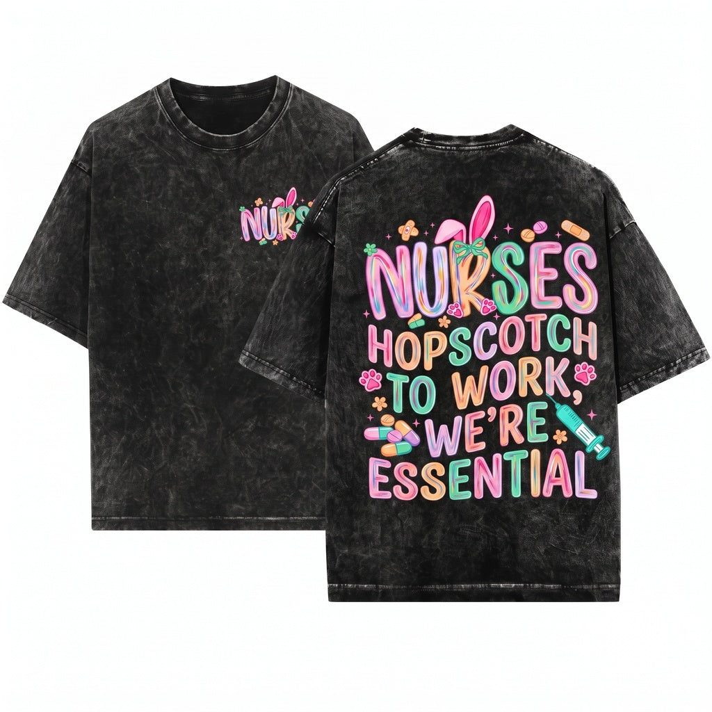 Colorful Coquette Nurse PNG Bundle Cute CNA LPN RN Medical Healthcare Graphic Unisex Wash T-Shirt