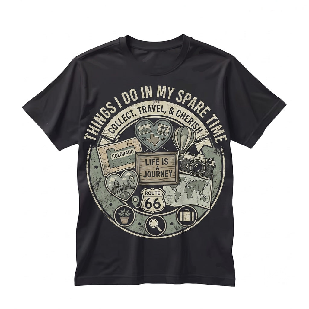 Travel Magnet Retro Souvenir Collector Graphic Road Trip Apparel Vintage Vacation Destination Gift Unisex TShirt