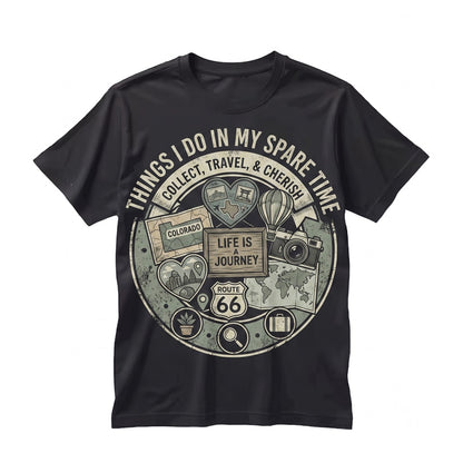 Travel Magnet Retro Souvenir Collector Graphic Road Trip Apparel Vintage Vacation Destination Gift Unisex TShirt