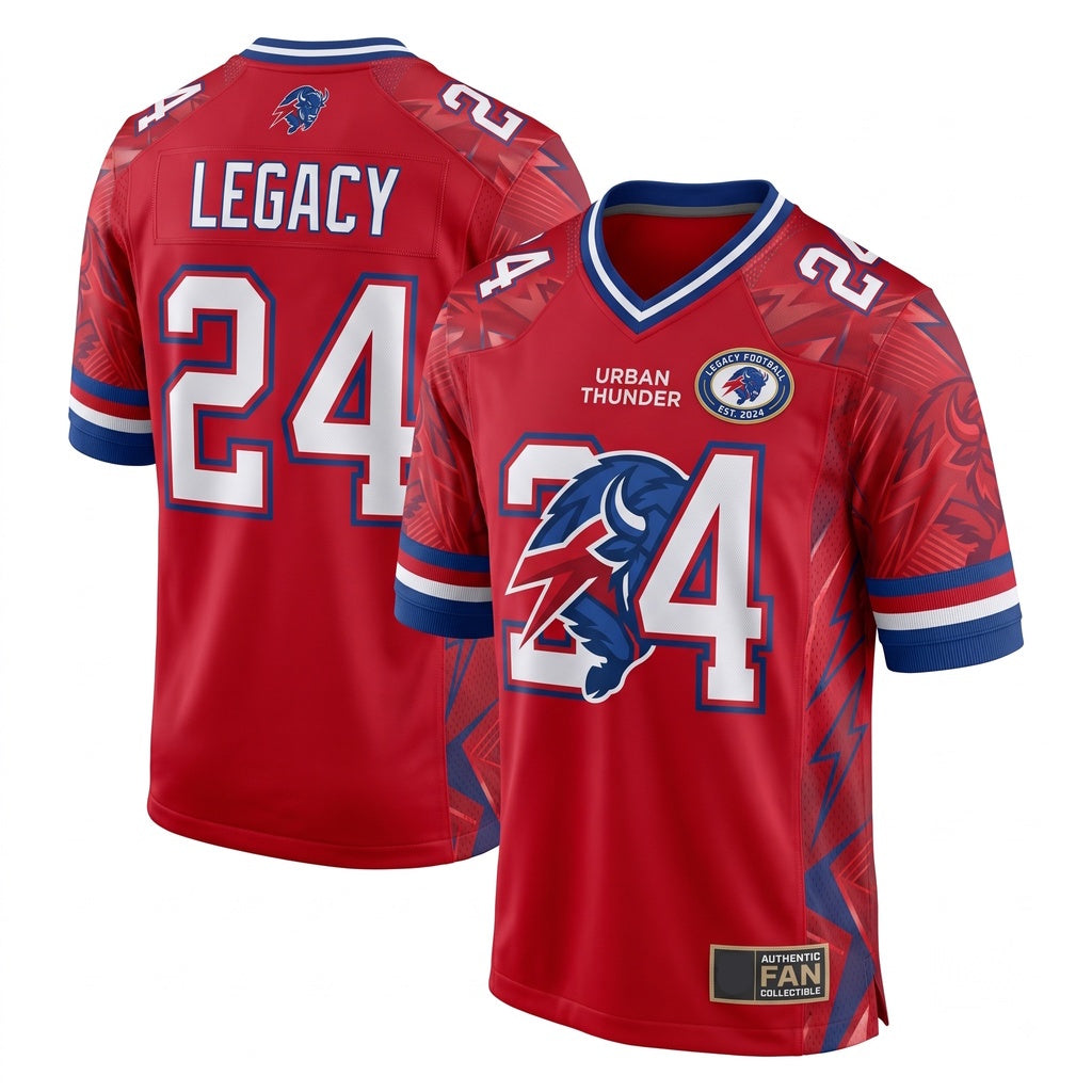 Unisex Custom Football Fan Jersey - Stitched Mesh Breathable Game Day Athletic Shirt