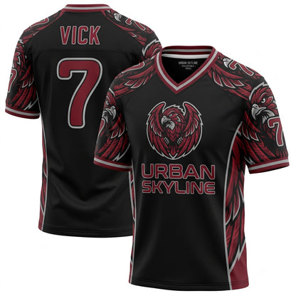 Unisex Breathable Mesh Game Day Football Fan Jersey - Stitched Athletic Sportswear