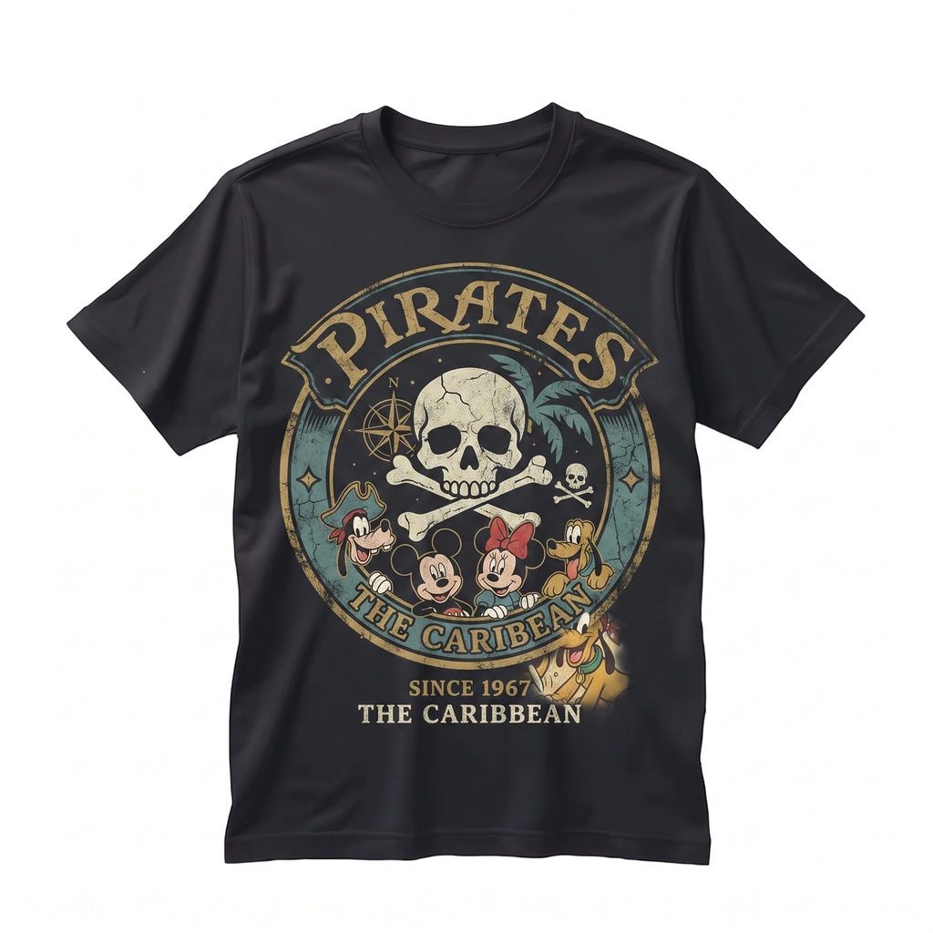 Yo Ho Pirates Life For Me Family Vacation Outfits, Mouse Friends Theme Park 2026 Cruise Matching Unisex TShirt