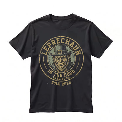 Funny Horror Leprechaun St Patricks Day Urban Parody Graphic Unisex TShirt
