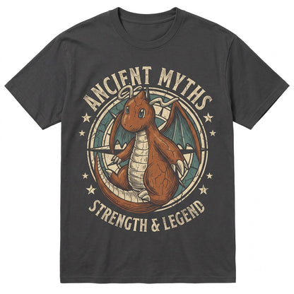 Dragonite Cute Vintage Wash Sleeveless Anime Graphic Retro Gamer Streetwear Unisex TShirt