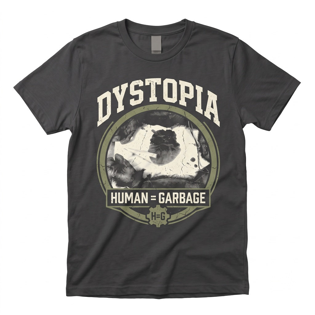 Dystopia Graphic Dark Fantasy Sci-Fi Apocalyptic Retro Cyberpunk Unisex TShirt