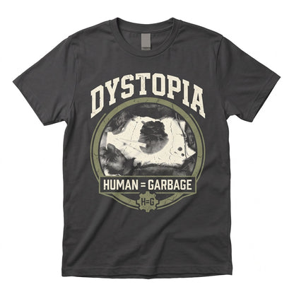Dystopia Graphic Dark Fantasy Sci-Fi Apocalyptic Retro Cyberpunk Unisex TShirt