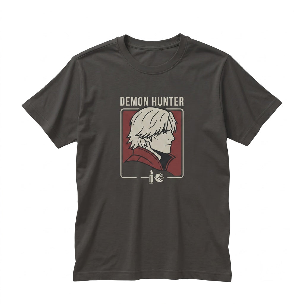 Dante Demon Hunter Shooting Gunslinger Graphic Cotton Graphic Unisex TShirt