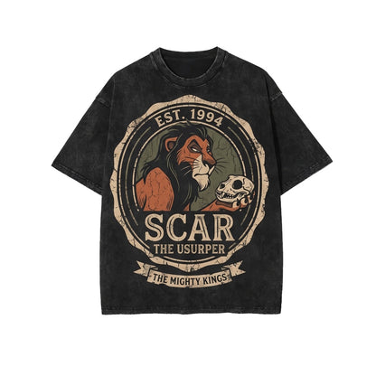 Oversized Wicked Lion Scar Villain Theme Park Safari Vacation Gift Unisex TShirt
