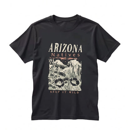 Arizona Wildflower Graphic Desert Hiking Unisex TShirt