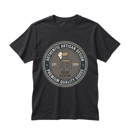 Custom Graphic Print Personalized Cotton Short Sleeve Unisex TShirt
