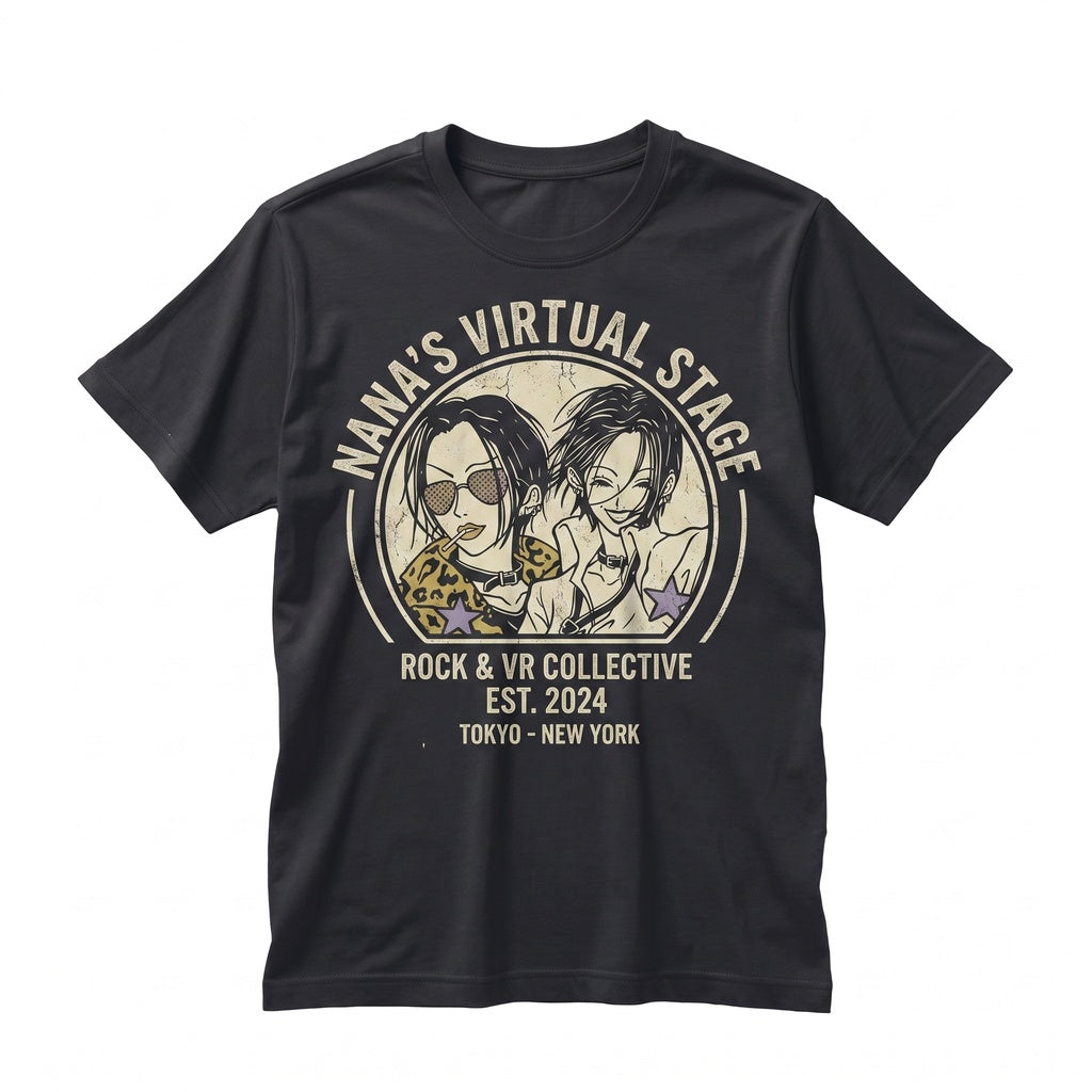 Nana Osaki Japanese Manga Graphic Vintage Punk Rock Black Stones Unisex TShirt