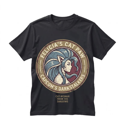 Vintage Morrigan Aensland Succubus Fighter Retro Japanese Anime Graphic Unisex TShirt
