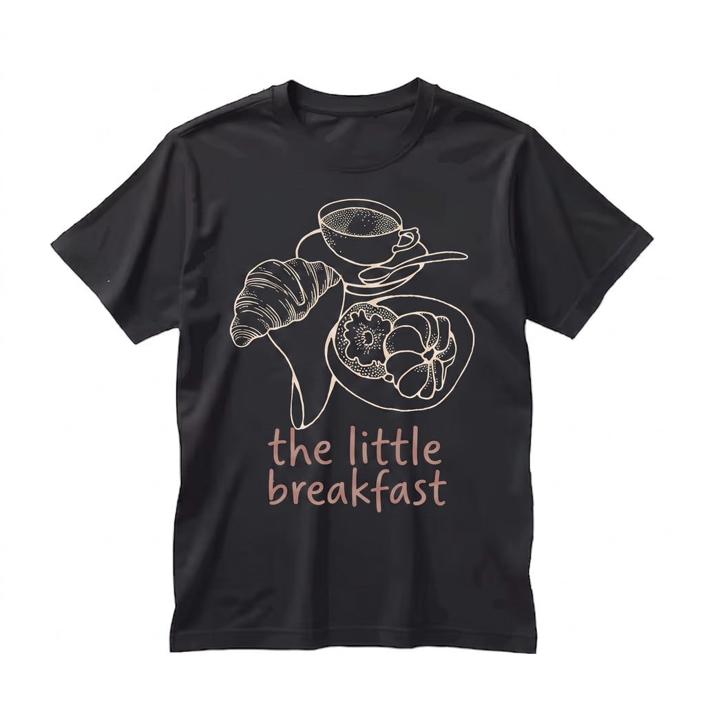 Parisian Cafe French Market Breakfast Vintage Graphic Unisex TShirt