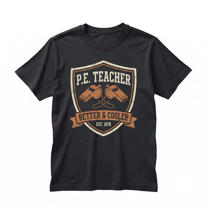 PE Teacher Definition Funny Gym Coach Physical Education Appreciation Gift Unisex TShirt