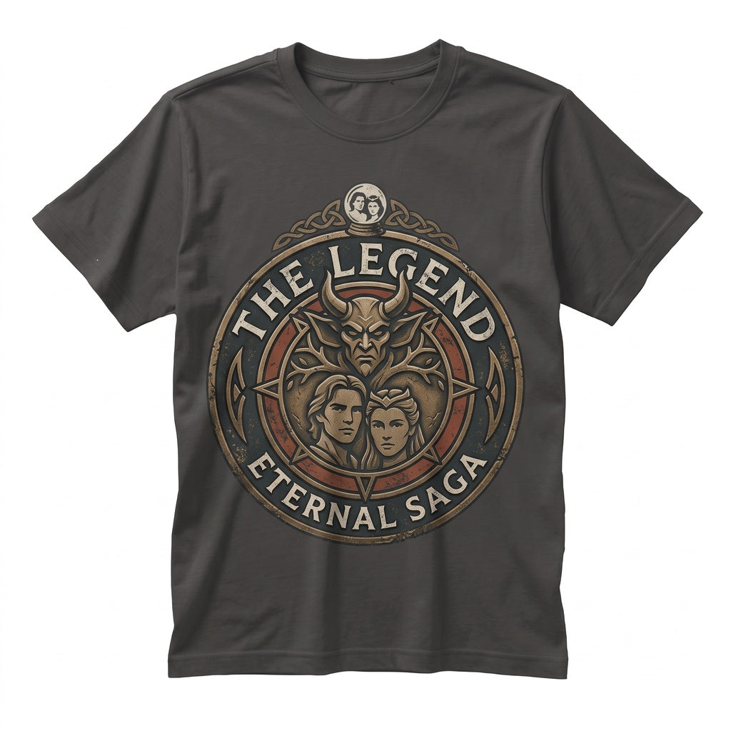 Vintage Retro Legend Graphic Apparel Distressed Classic Novelty Cotton Top, Unisex TShirt