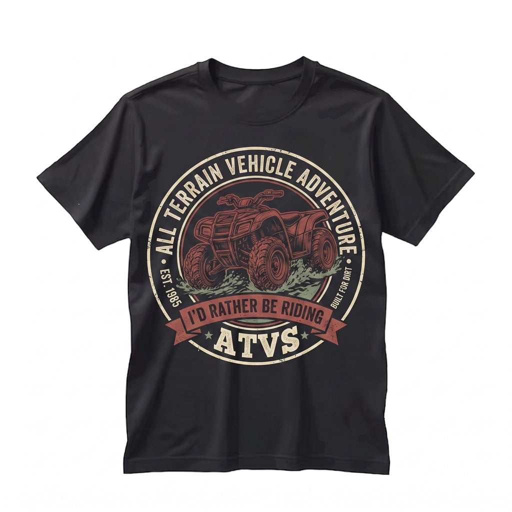 ATV Riding Distressed Trail Apparel for Outdoor Enthusiasts Unisex TShirt