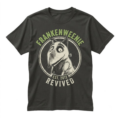 Frankenweenie Spooky Dog Halloween Theme Park Party Graphic Apparel Unisex TShirt