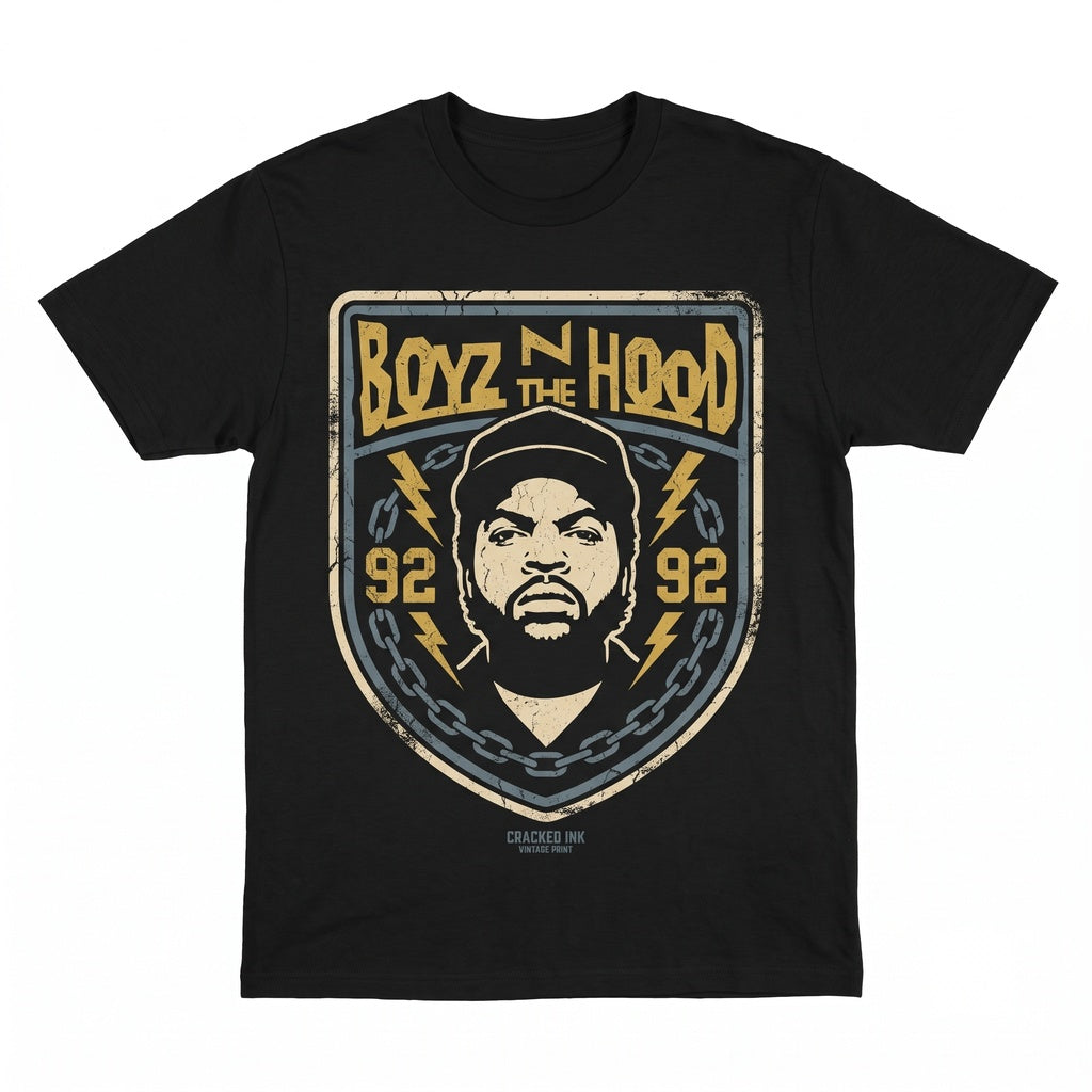 Vintage 1990s South Central Film Graphic Retro Urban Streetwear Hip Hop Casual Cotton Unisex TShirt