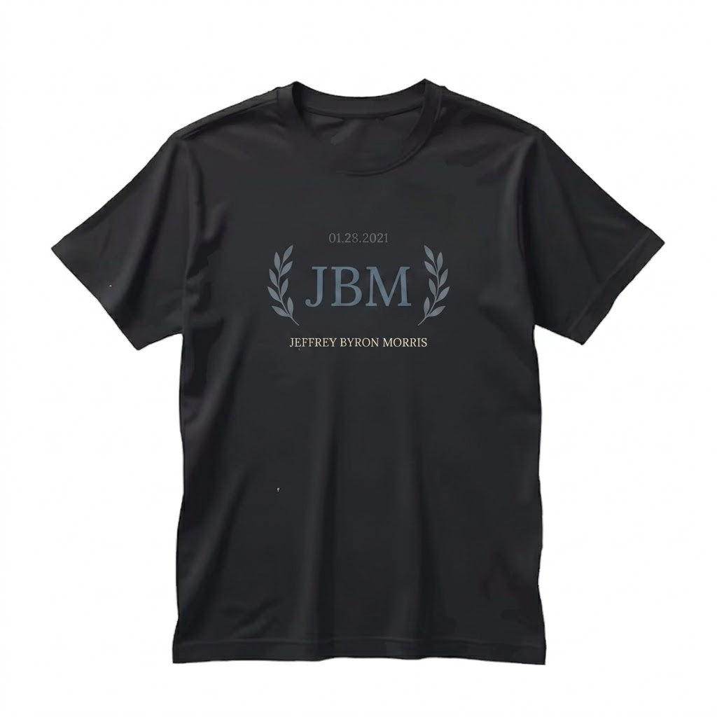 Milestone Blue Gingham Monogram Soft Velveteen Plush Blanket Unisex TShirt