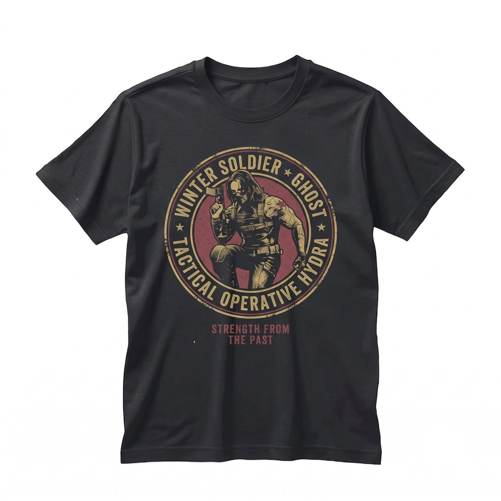 Vintage Oversized Bucky Barnes Graphic Top Retro Thunderbolts Comic Sebastian Stan Unisex TShirt