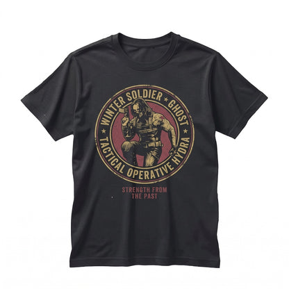 Vintage Oversized Bucky Barnes Graphic Top Retro Thunderbolts Comic Sebastian Stan Unisex TShirt