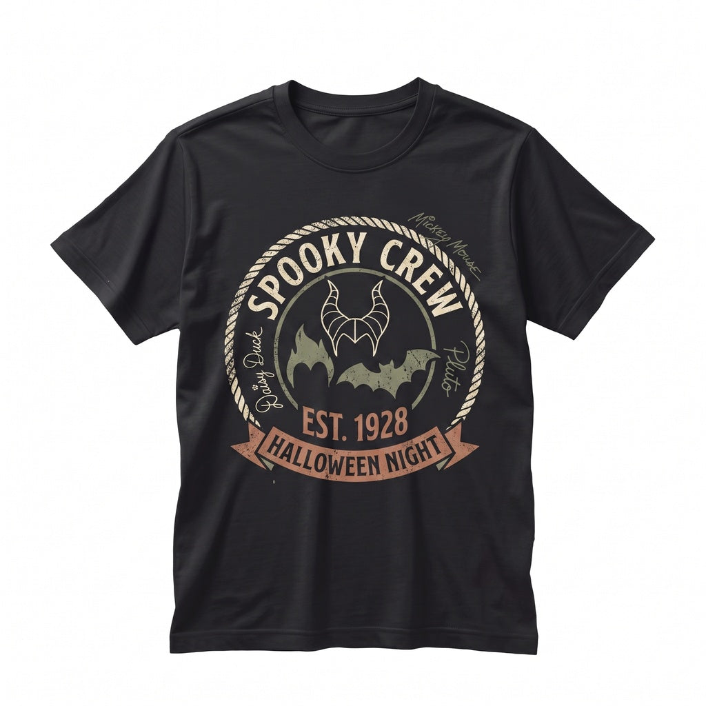 Retro Mouse and Friends Halloween Costume Villains Spooky Fall Vacation Theme Park Graphic Unisex TShirt
