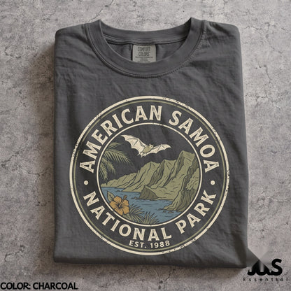 Vintage American Samoa National Park Tropical Island Graphic Retro Ocean Nature Travel Gift Unisex TShirt