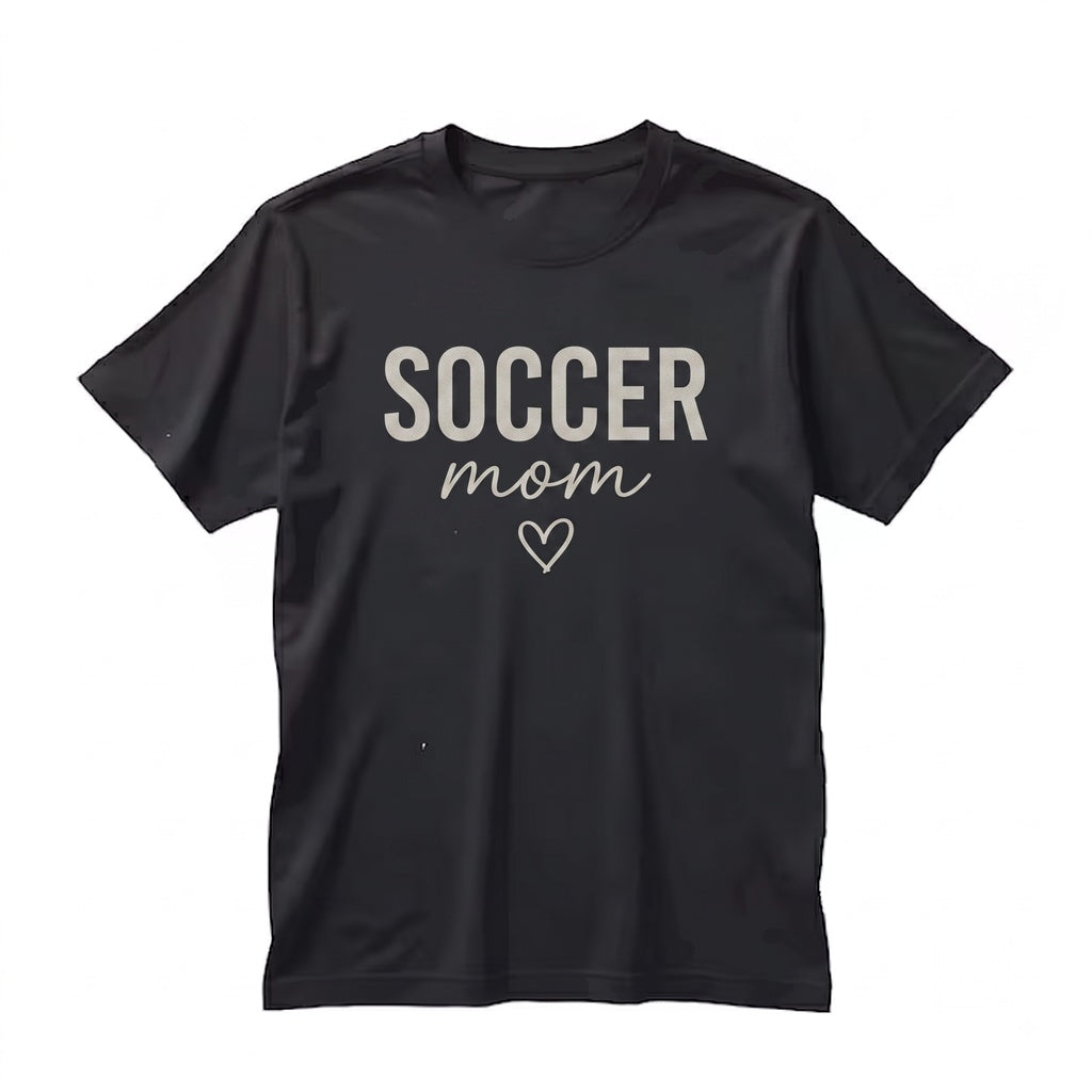 Embroidered Soccer Mom Sports Pullover Gameday Athletic Apparel Unisex TShirt