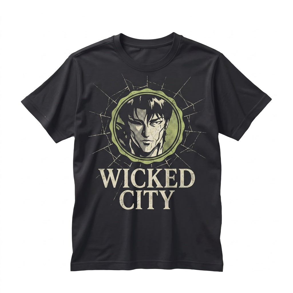 Wicked City Vintage 1980s Japanese Manga Retro Graphic Top Unisex TShirt