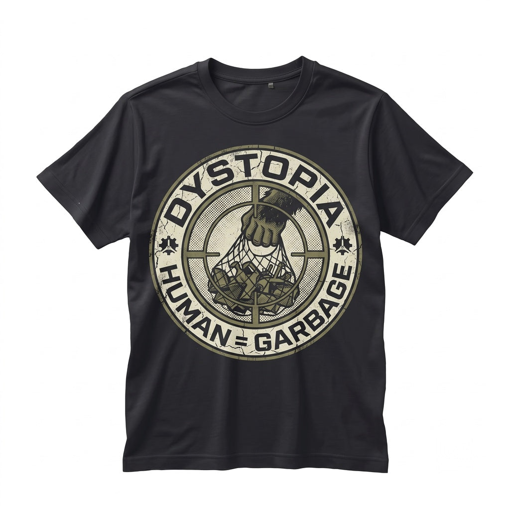 Dystopia Graphic Dark Fantasy Sci-Fi Apocalyptic Retro Cyberpunk Unisex TShirt
