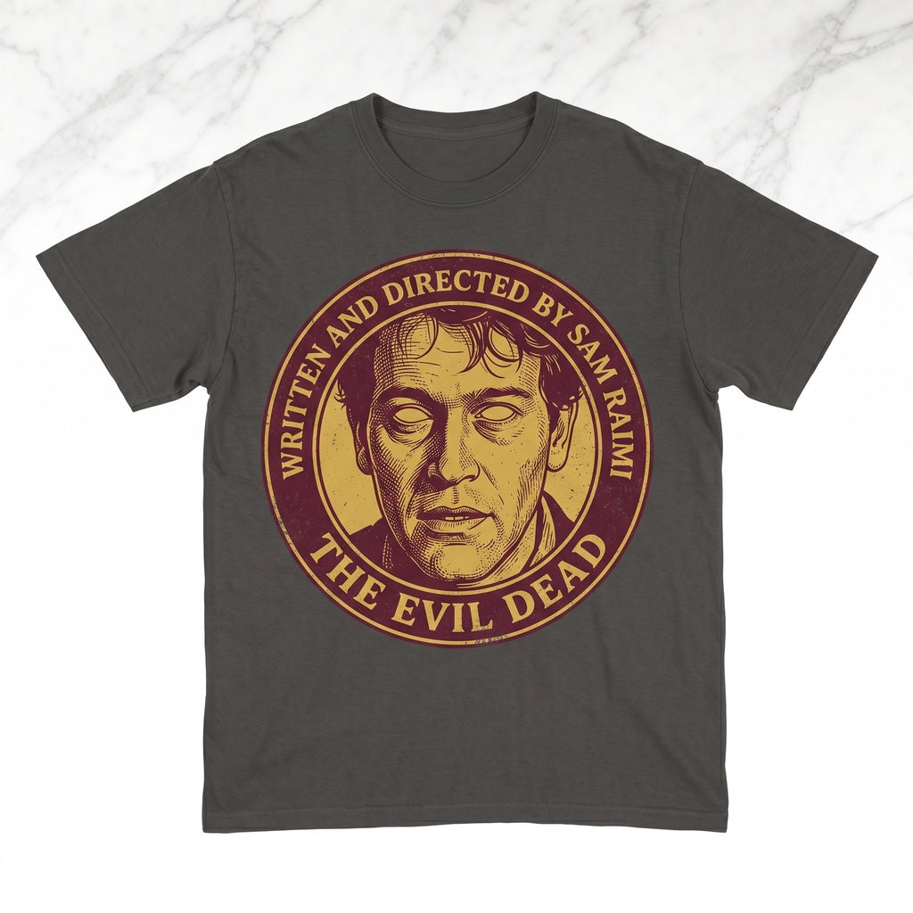 Vintage 80s Cult Classic Horror Movie Graphic Deadite Cabin Unisex TShirt