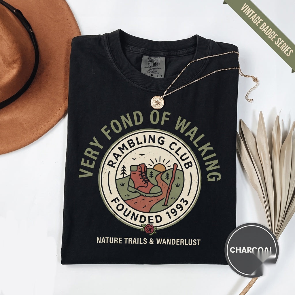 Embroidered Pride and Prejudice Jane Austen Elizabeth Bennet Mr Darcy Walking Quote Book Lover Gift Unisex TShirt