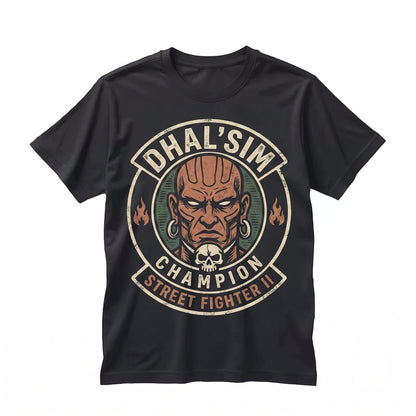 Dhalsim Yoga Fighting Gamer Graphic Cotton Apparel Unisex TShirt