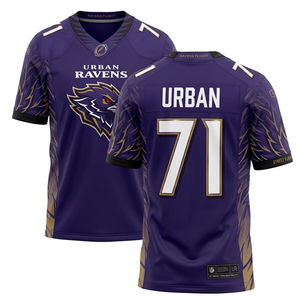 Unisex Athletic Football Fan Jersey - Breathable Mesh Lightweight Game Day Jersey