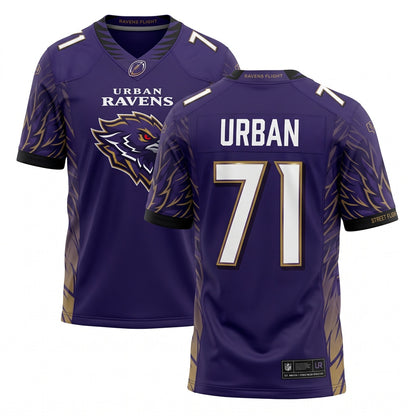 Unisex Athletic Football Fan Jersey - Breathable Mesh Lightweight Game Day Jersey