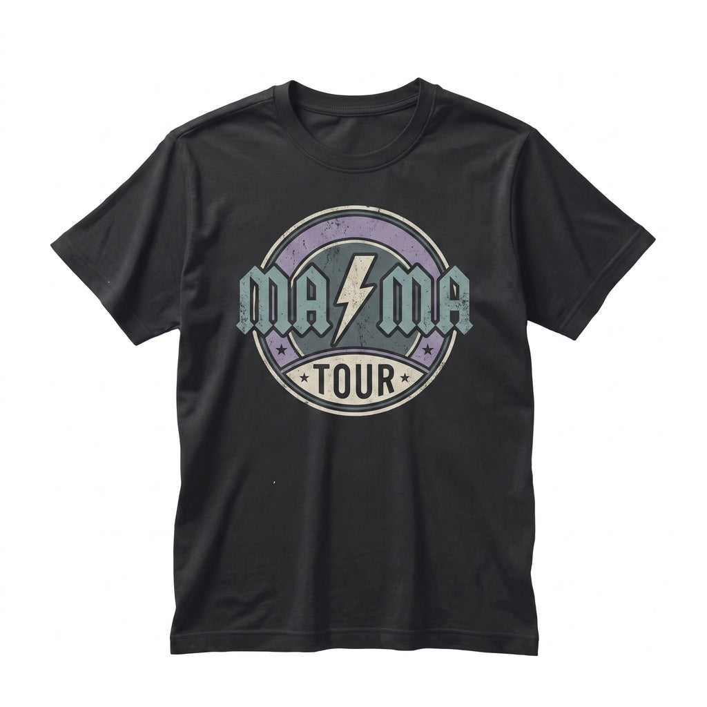 Mama Rock Band Graphic Tour Mom Life Music Concert Unisex TShirt