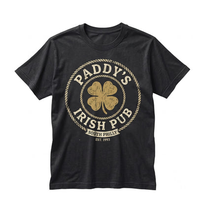 Retro Philadelphia Irish Bar Graphic Novelty Apparel Unisex TShirt