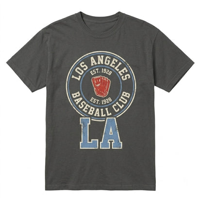 Los Angeles Baseball Fan Game Day Graphic Minimalist California Sports Apparel Unisex TShirt