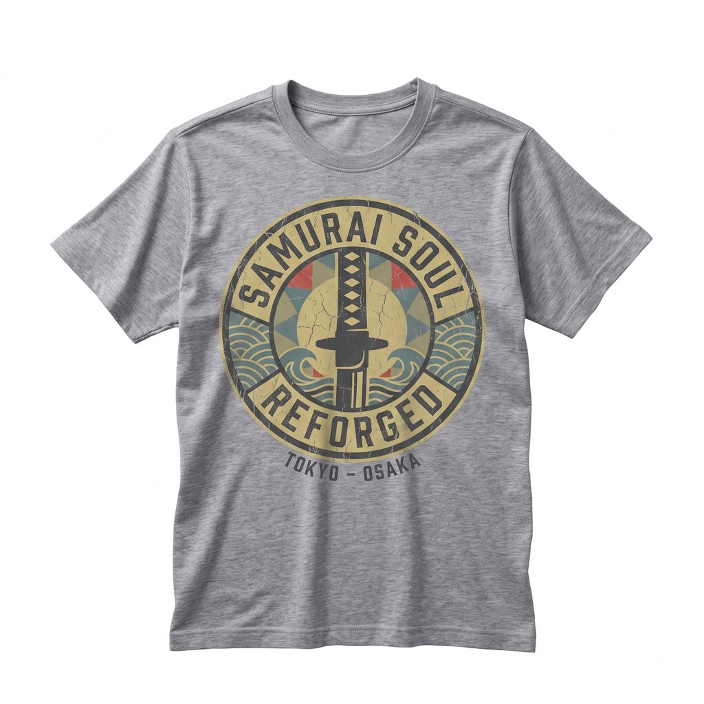 Minimalist Samurai Sword Assassin Bride Revenge Cult Movie Graphic Cotton Unisex TShirt