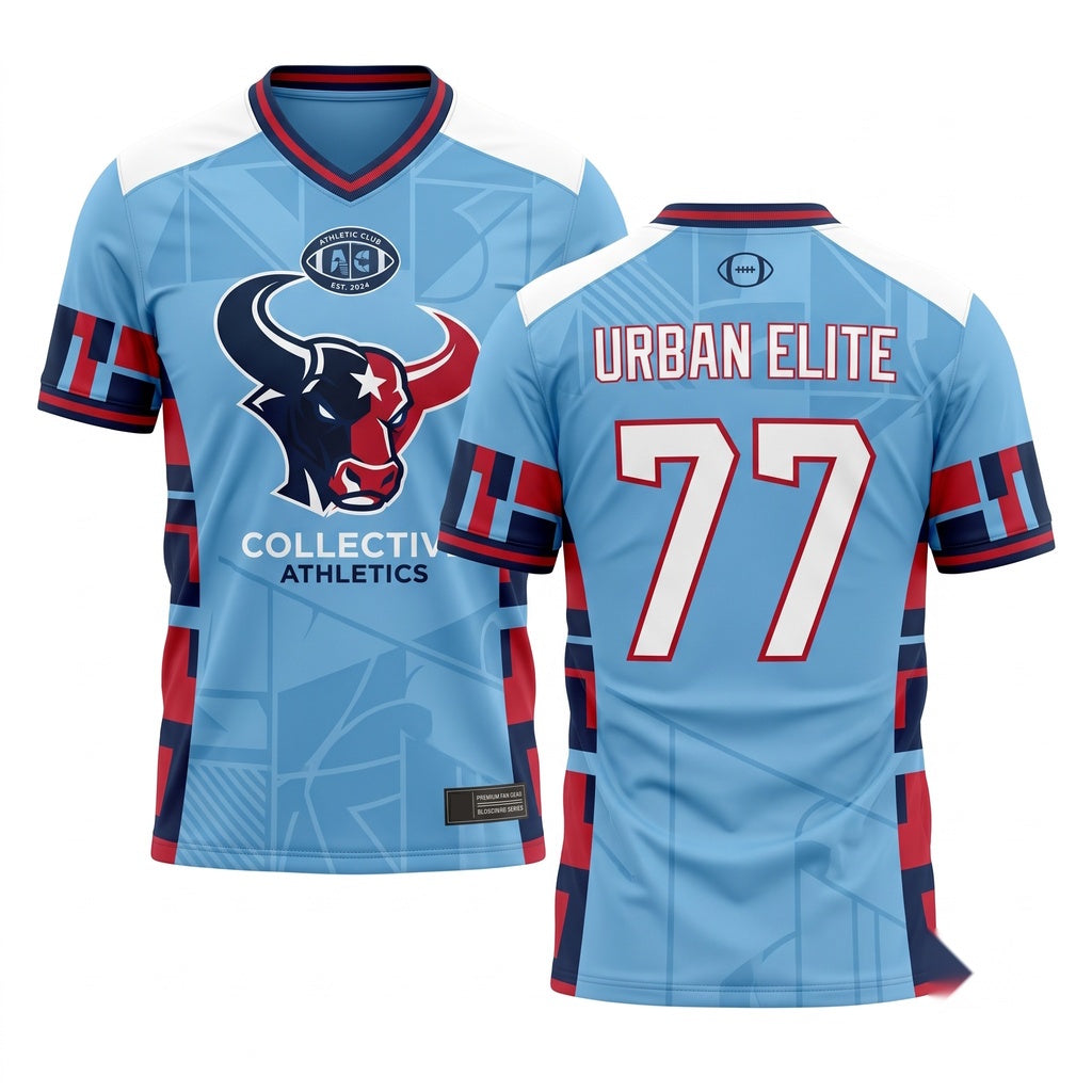 Unisex Breathable Mesh Football Fan Jersey - Stitched Lightweight Athletic Game Day Shirt